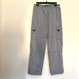 OTB Women's Gray Cargo Snow Pants